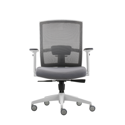 כסא ארגונומי בהיר 3D BROKER