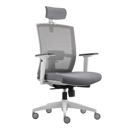 כסא ארגונומי אפרפר 3D BROKER H משענת ראש