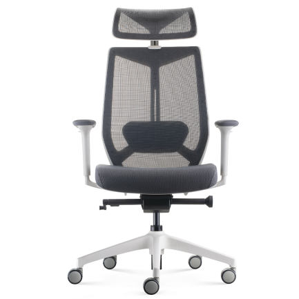 כסא ארגונומי מפואר ARCO H משענת ראש בהיר