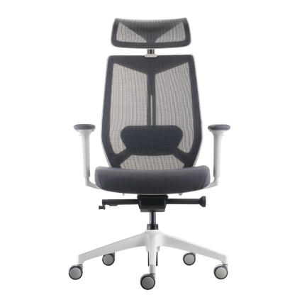 כסא ארגונומי מפואר ARCO H משענת ראש בהיר